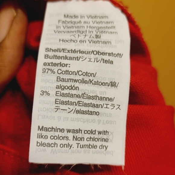 J. Crew Mercantile | Red Twill Button-Down Skirt (Size 10) - Picture 9 of 11